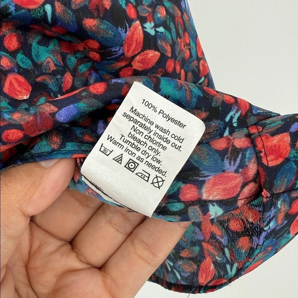 J.Crew Floral Racerback Cami Tank Top Size 12 Lightweight Blouse